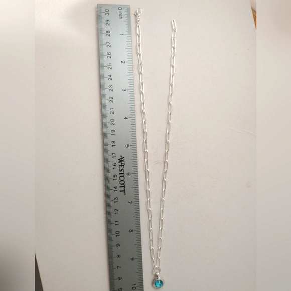 Swarovski Paperclip Chain Necklace - Picture 6 of 8